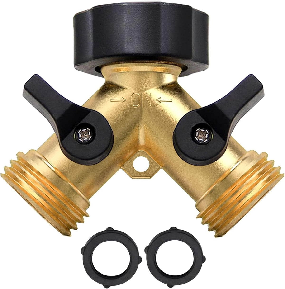 Twinkle Star 2 Way Garden Hose Splitter 3/4" GHT