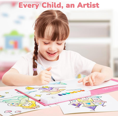 JoyCat Paint with Water Coloring Books for Toddlers (Magical Pony)