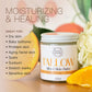 Tallow Balm - 100% Organic Grassfed Tallow - 3.5oz - Orange + Bergamot - Moisturizing - Dry Skin - Stretch Marks - All Natural