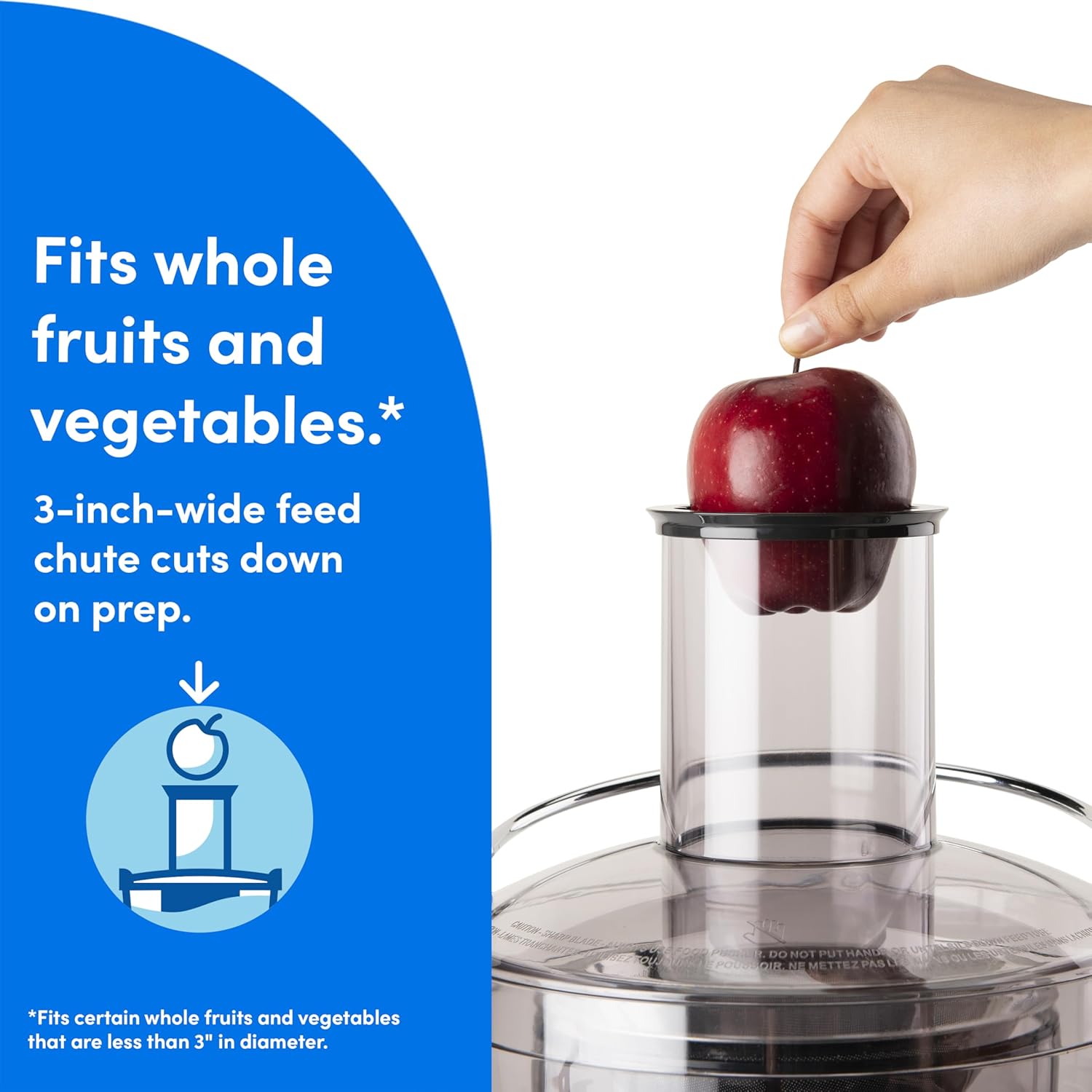 nutribullet® Juicer, 800W Juicer, Large 3" Feed Chute for Whole Fruits and Vegetables, 27oz Juice Pitcher, .5L Pulp Container, Dual Speeds, BPA Free, Gray, NBJ50100
