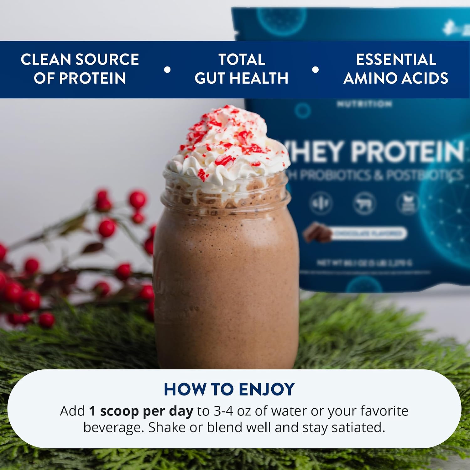 MRM Nutrition Whey Protein - Chocolate Flavored with BCAAs - 84 Servings