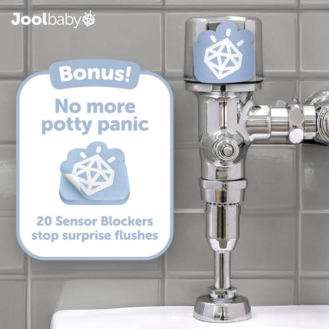 Jool Baby Folding Travel Potty Training Seat – Easy-Remove Pull Tab (Aqua)