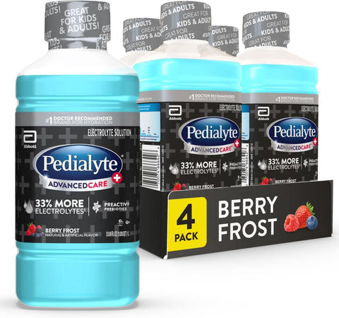 Pedialyte AdvancedCare Plus Electrolyte Drink, Berry Frost