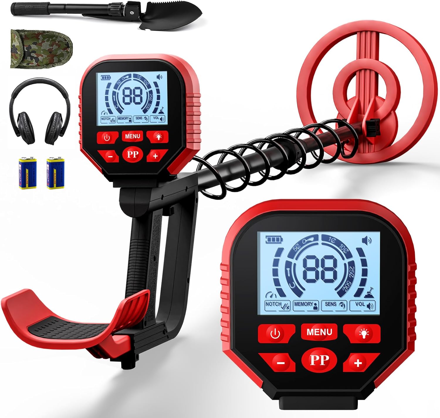 2026 Latest Higher Accuracy Professional Metal Detector for Adults with LCD