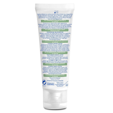 Mustela Cradle Cap Cream for Newborn - Fragrance-Free Baby Moisturizer for Seborrheic Dermatitis - Helps to minimize Scalp Flakes - Clinically & Dermatologist Tested - 1.35 fl. oz.