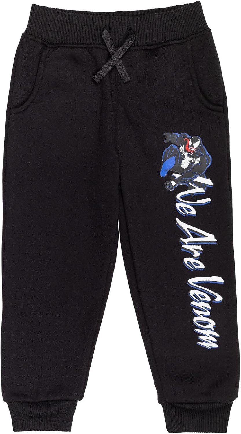 Marvel Boys' 3-Pack Fleece Jogger Pants Toddler to Big Kid