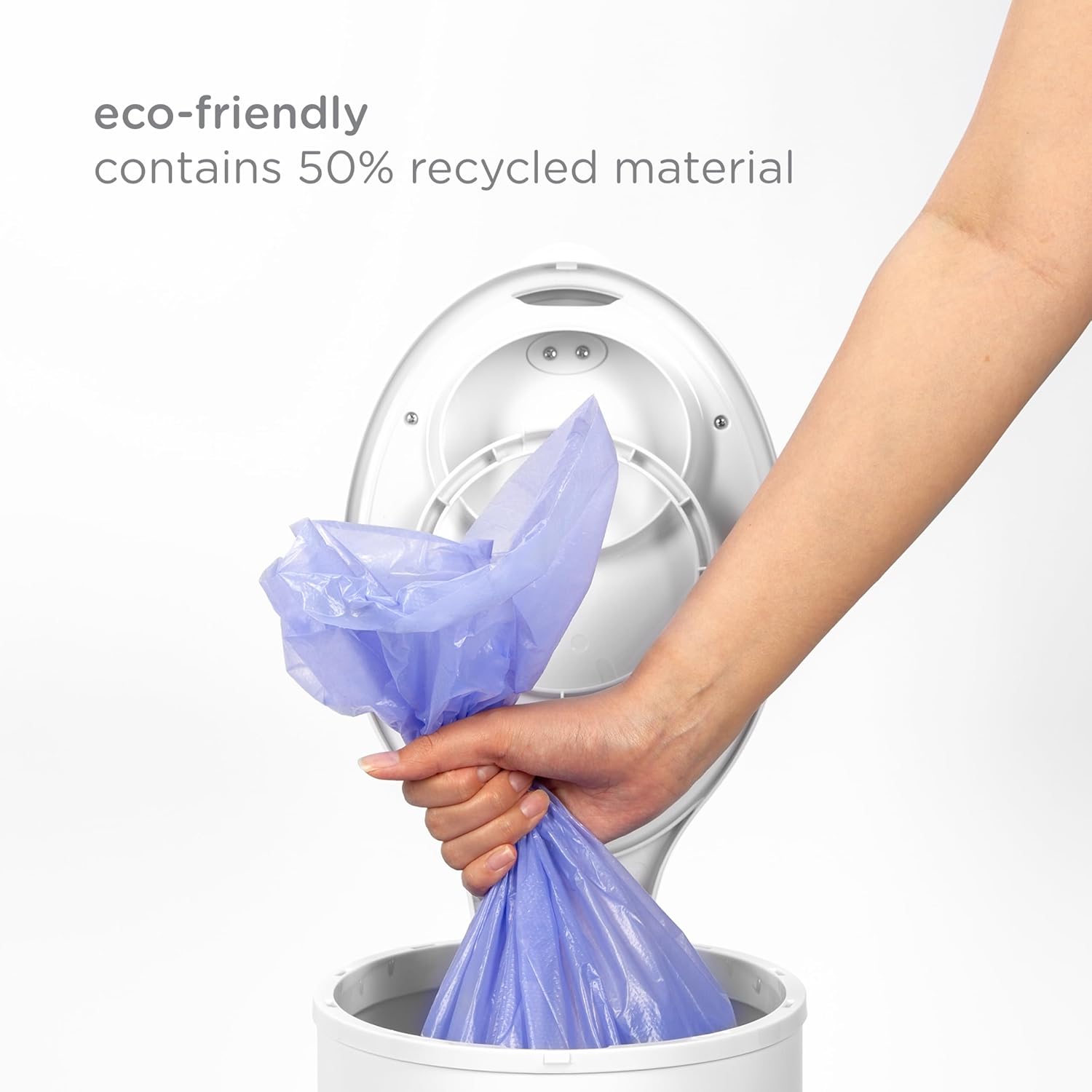 Ubbi Diaper Pail Plastic Bags, 13-Gallon Capacity, 3 Pack, 75 Count