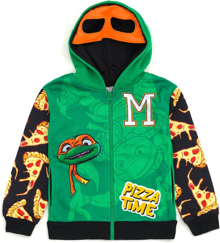TEENAGE MUTANT NINJA Turtles Boys' Cosplay Fleece Zip-Up Hoodie Toddler to Big Kid