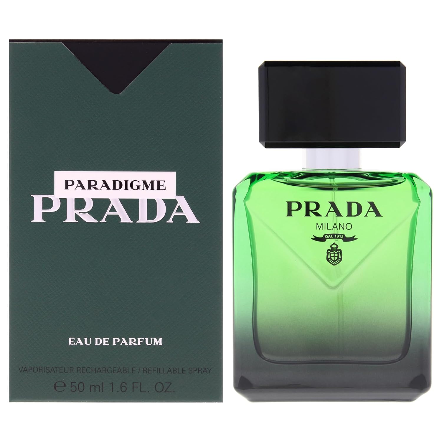 Prada Paradigme Men 1.6 oz Eau de Parfum Rechargeable Spray