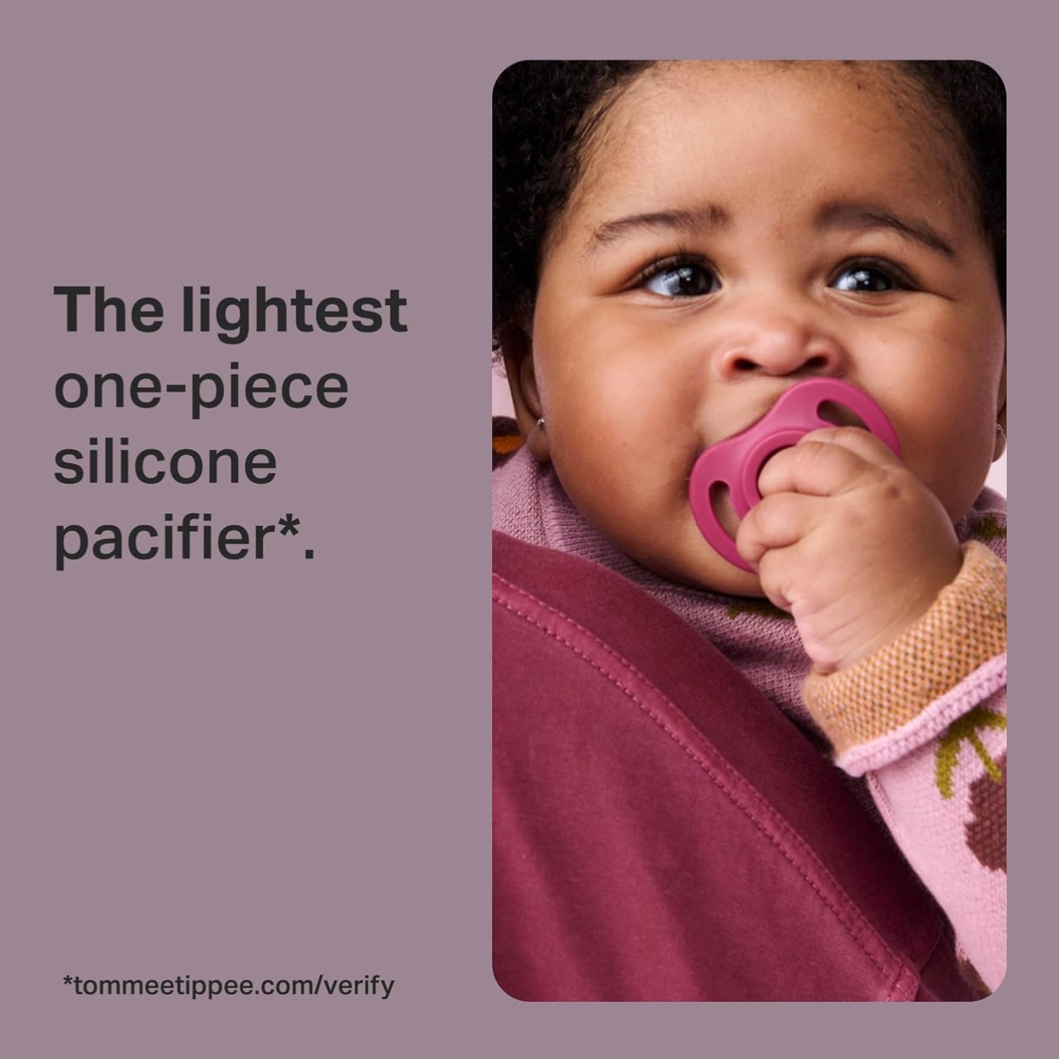 Tommee Tippee Ultra-Light StayPut Pacifier,
