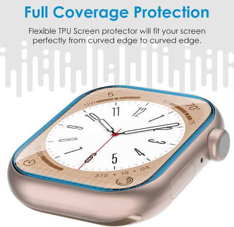 UniqueMe 6 Pack for Apple Watch 40mm SE 3/SE 2/SE Screen Protector