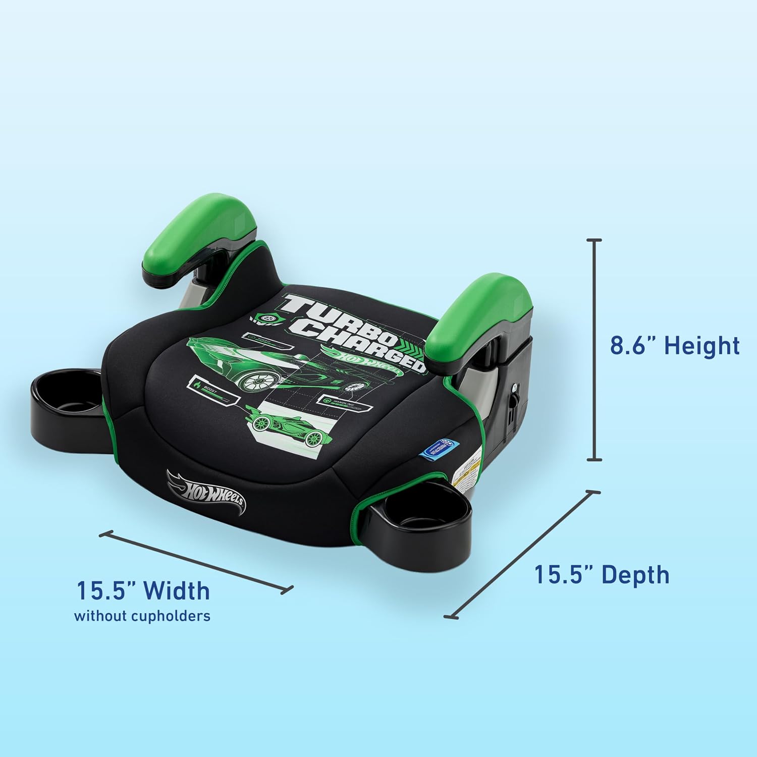 Graco TurboBooster 2.0 Backless Booster Car Seat, Hot Wheels Gamer