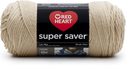 RED HEART Super Saver Yarn, Buff