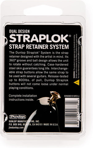 Jim Dunlop Straplok® Strap Retainers Dual Design - Nickel