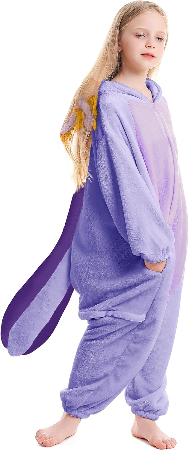 ATOZ Unisex Children Axolotl Onesie Halloween Costume Cosplay Pajamas