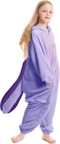ATOZ Unisex Children Axolotl Onesie Halloween Costume Cosplay Pajamas