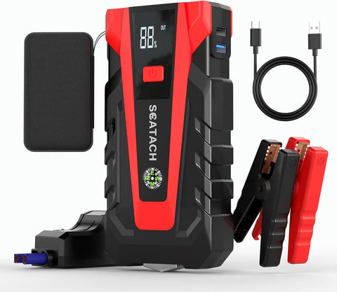 Scatach Jump Starter, 6000A Battery Jumper Starter Portable 12V Jump Box