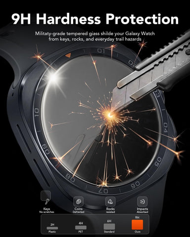 SPGUARD 4 Pack for Samsung Galaxy Watch Ultra 2 47mm Screen Protector
