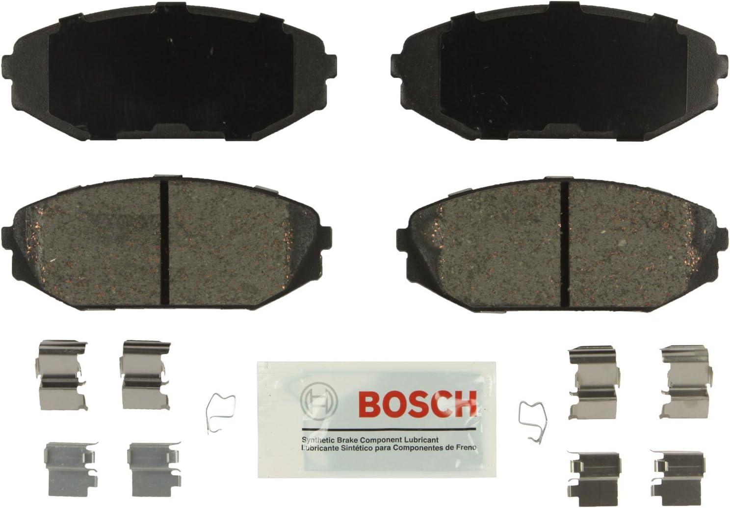 BOSCH BE793H Blue Ceramic Disc Brake Pad Set with Hardware - Front