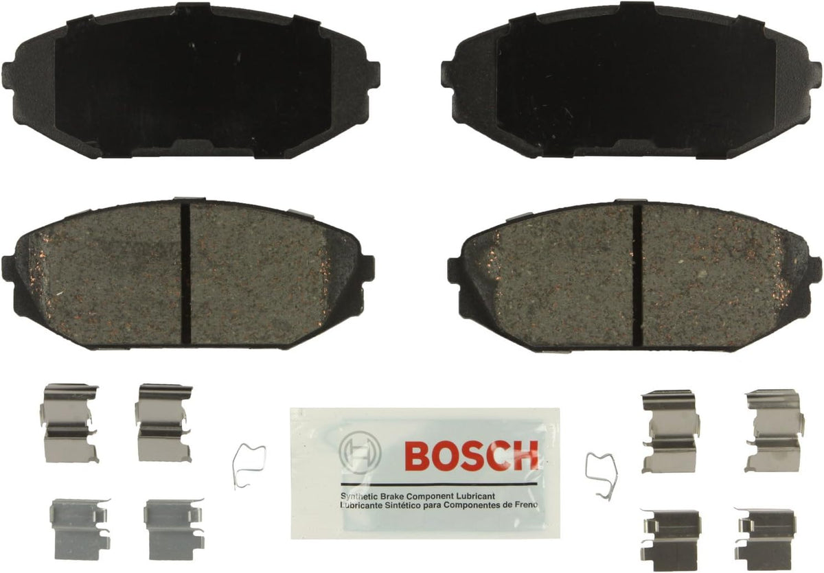 BOSCH BE793H Blue Ceramic Disc Brake Pad Set with Hardware - Front