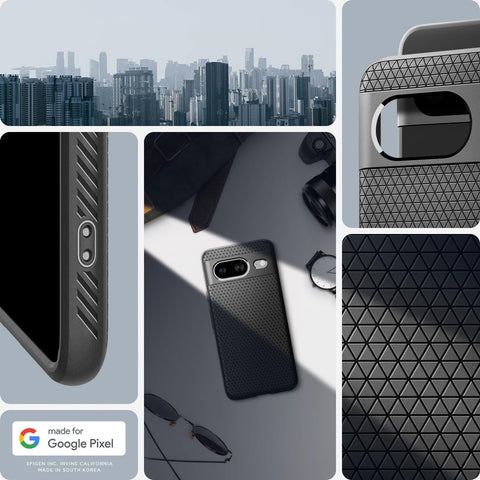 Spigen Liquid Air for Pixel 8 Case, Matte Black
