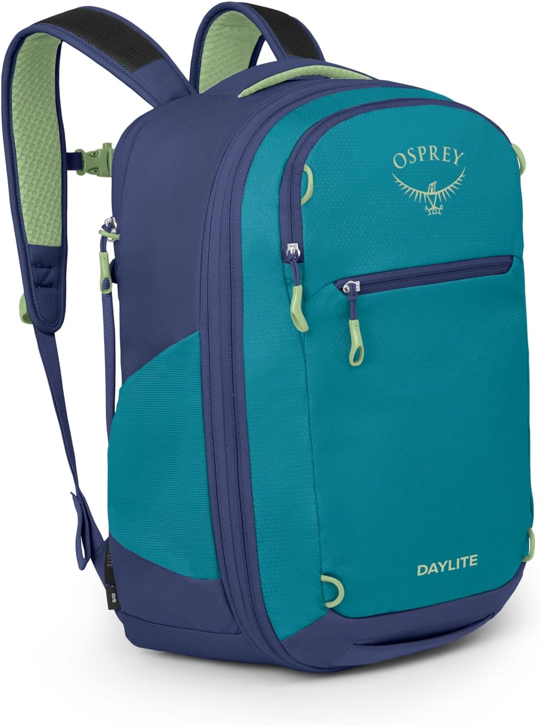 Osprey Daylite Expandable 26+6 Travel Pack, Blue Spikemoss/Alkaline