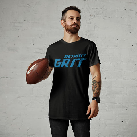 Expression Tees Grit Detroit Football Hard Knocks Unisex Adult Hoodie, Soft Fleece, Cozy Fit, Trendy Graphic Pullover