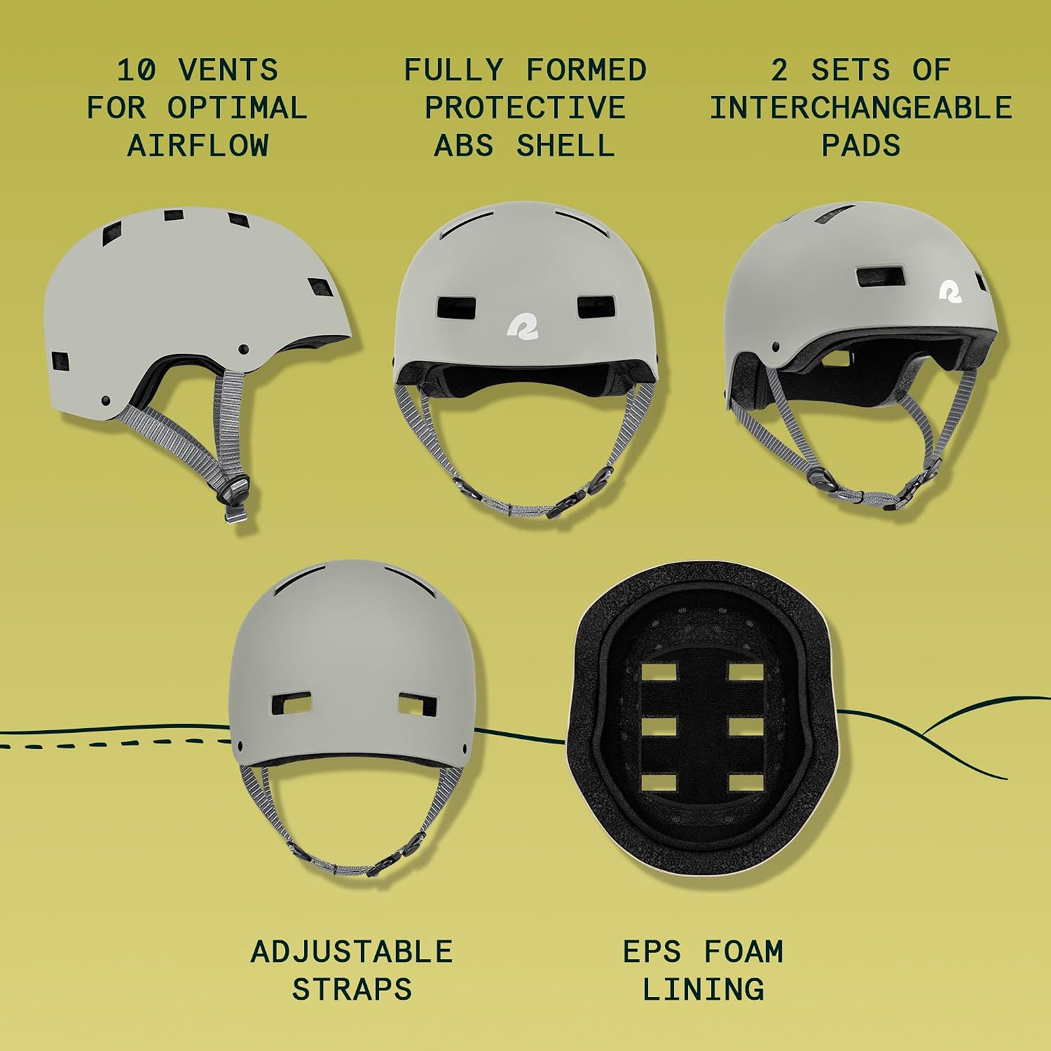 Retrospec Dakota Protective Bike Helmet, Skateboard, Scooter, Adults/Youth