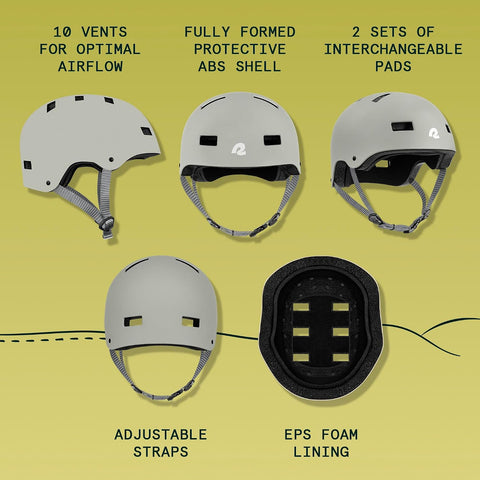 Retrospec Dakota Protective Bike Helmet, Skateboard, Scooter, Adults/Youth