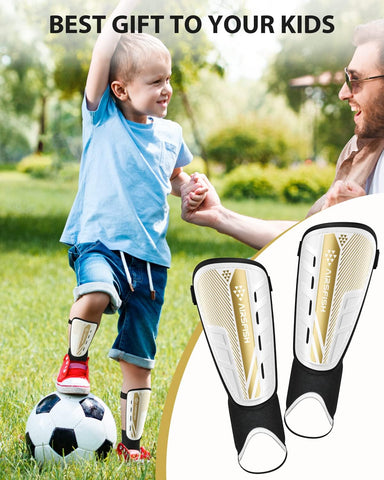 Soccer Shin Guards Pads for Kids Youth Adults CE&CPC Certified