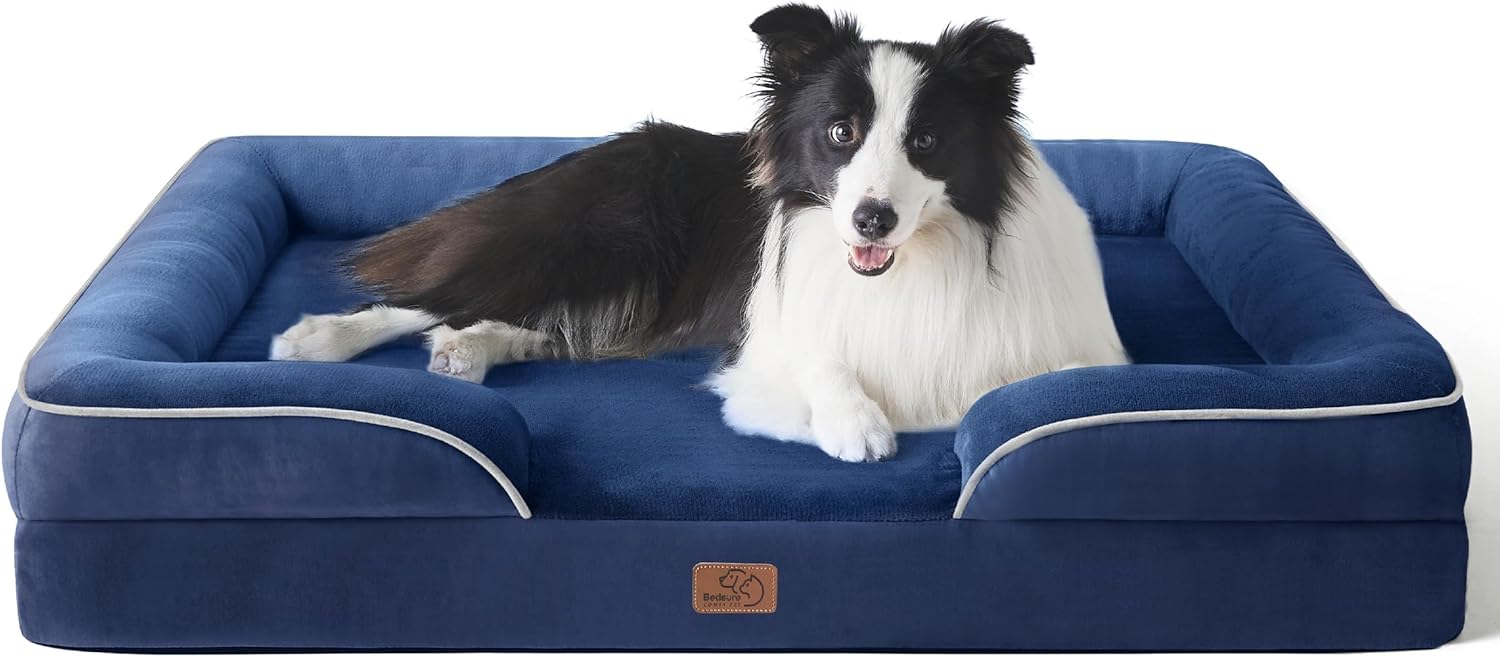 Bedsure Orthopedic Dog Beds Large Sized Dog with Removable Washable Cover