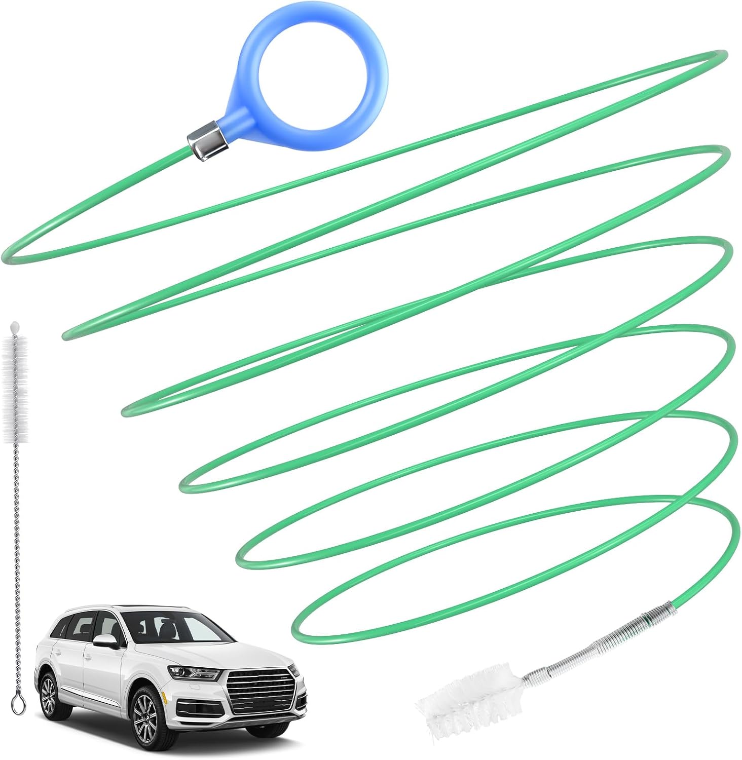 Auto Sunroof Drain Cleaning Tool, 120 Inch Flexible Tube Cleaning Brush