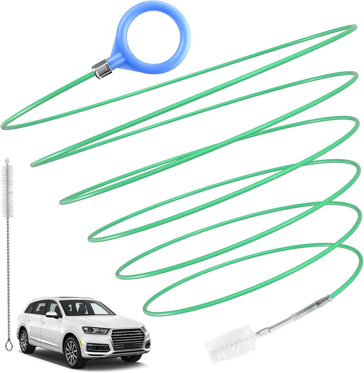 Auto Sunroof Drain Cleaning Tool, 120 Inch Flexible Tube Cleaning Brush