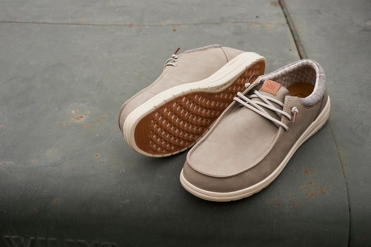 HEYDUDE Men's Paul Classic Slip On Loafer | Faux Nubuck Easy On Shoe