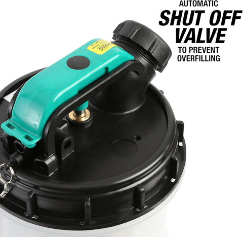 OEMTOOLS 24389 Manual Fluid Extractor Pump, 5.3L Oil Extractor, 5-Foot Hose