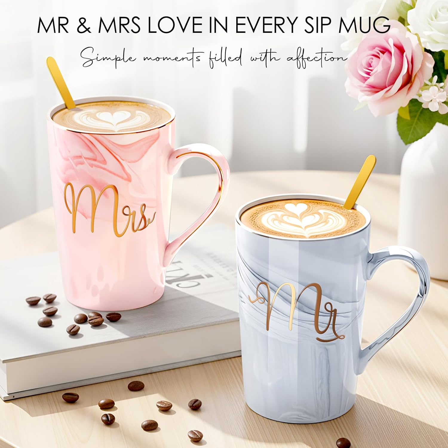Wedding Gifts for Couples Engagement Gift Newly Wed Gifts for Couple Unique Bridal Shower Gift for Bride To Be Mr and Mrs Presents for Newlyweds Bride and Groom Registry Must Haves His and Hers