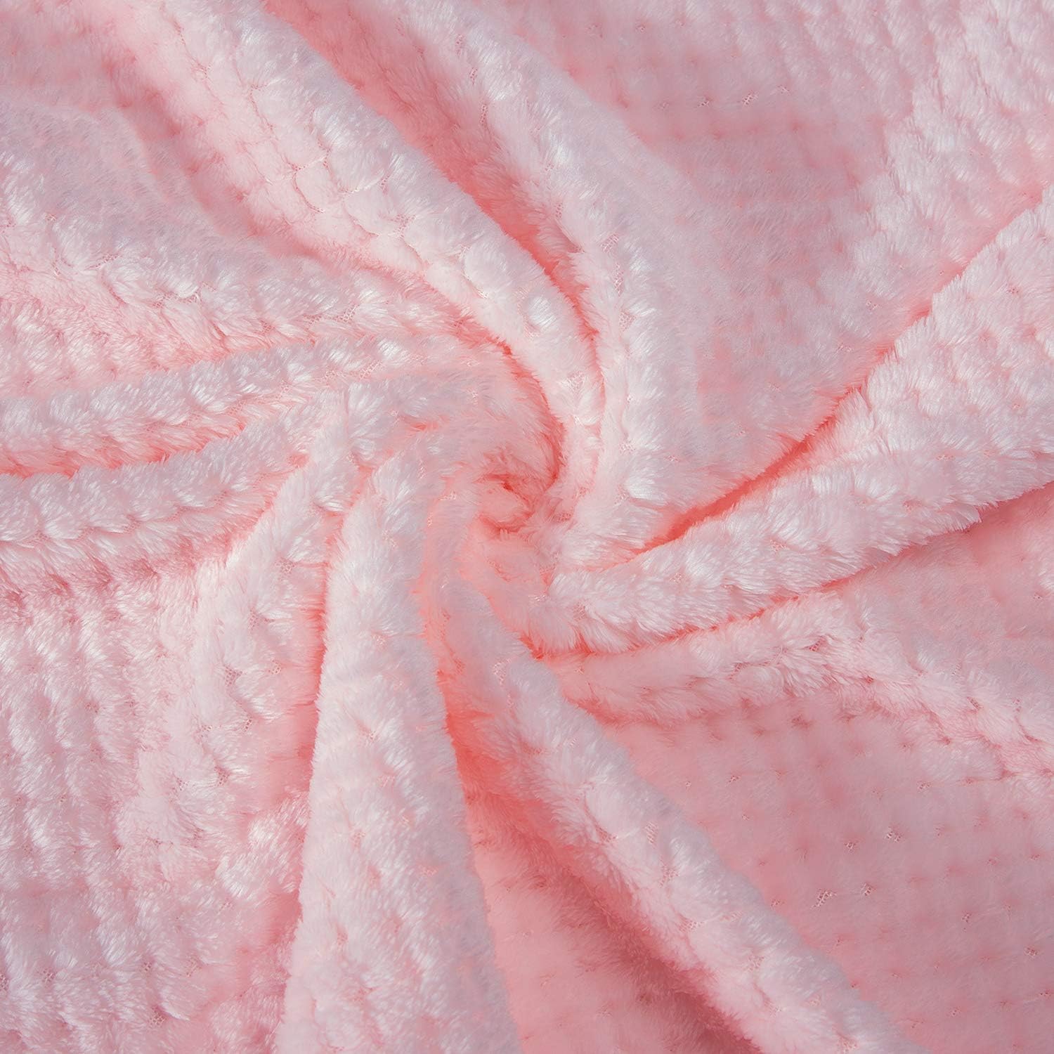 Fuzzy Throw Blanket, Plush Fleece Blankets for Adults, Toddler, Boys and Girls, Warm Soft Blankets and Throws for Bed, Couch, Sofa, Travel and Outdoor, Camping (Twin(60"x80"), XL1-Baby Pink)
