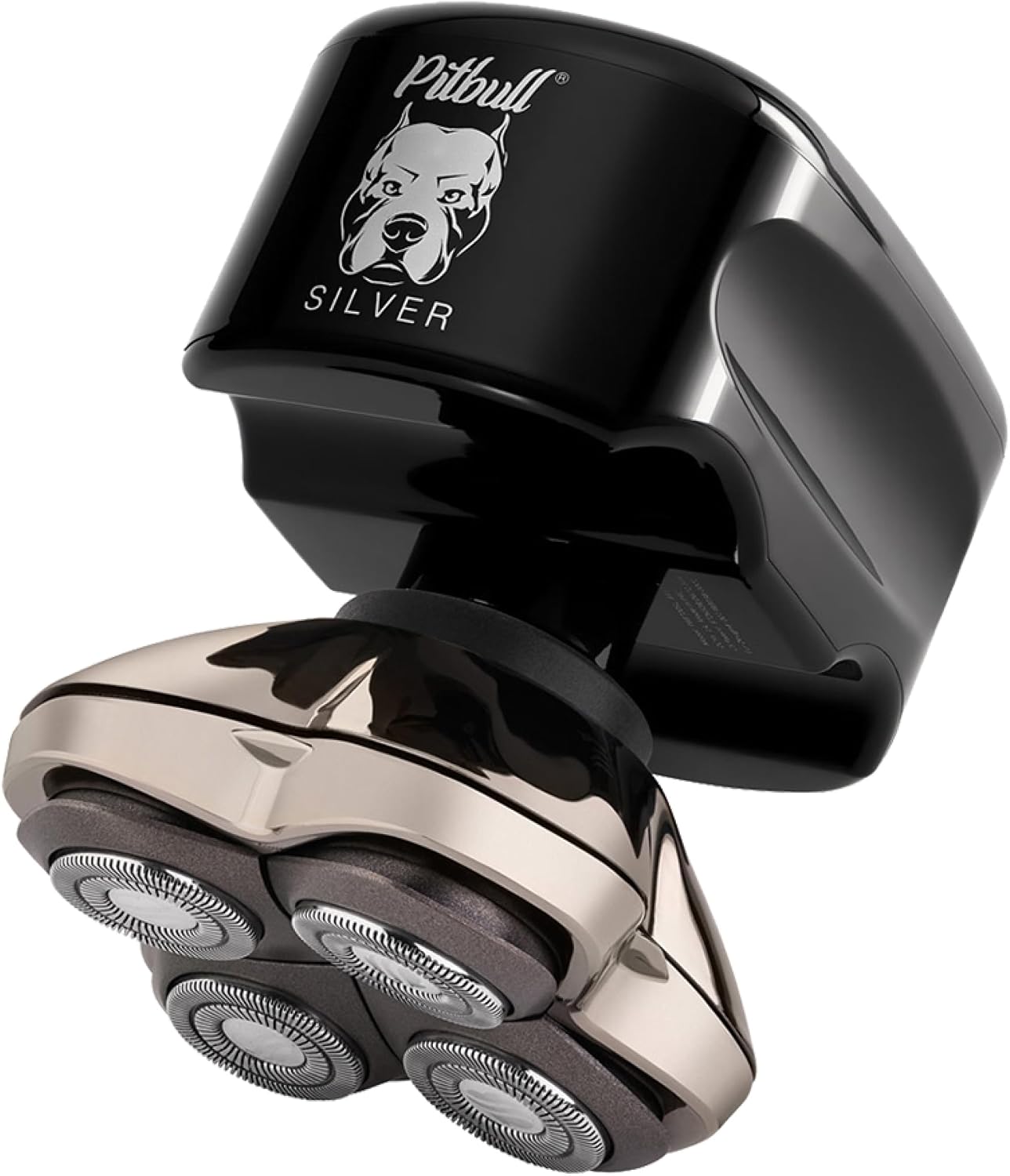 Skull Shaver Pitbull Silver PRO SX5 Head and Face Shaver, Cordless Razor