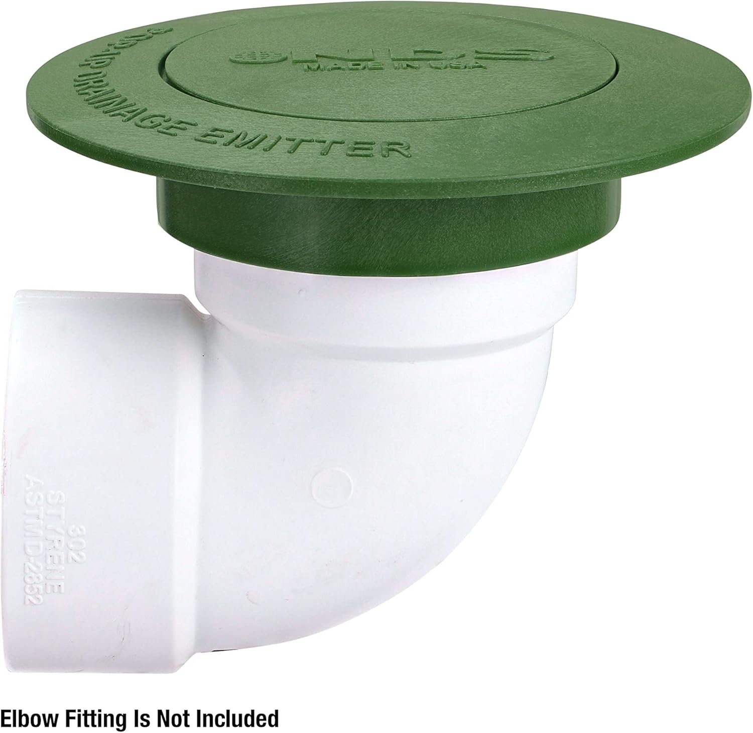 NDS 420C Pop-Up Drainage Emitter, fits 3-Inch and 4-Inch Sewer and Drain Fittings, Works with Drainage Systems Including Catch Basins and Channel Drains, Green