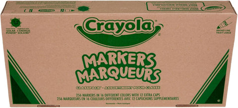 Crayola Broad Line Markers Classpack (256 Ct), Bulk Classroom Must Haves