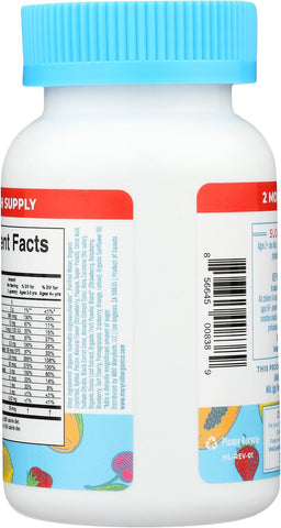 MARYRUTH'S Kids Multivitamin Gummies, Sugar Free, 2 Month Supply, Ages 4+