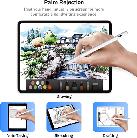 Cisteen Stylus Pen for iPad 2026-2018 with Faster Charge,Tilt Sensor Pencil Compatible with iPad 10/9/8/7/6,11th A16,Air 11/13 M2/M3/M4,Pro 11/13 M4/M5,Pro 12.9",Air 5/4/3,Mini 7/6/5