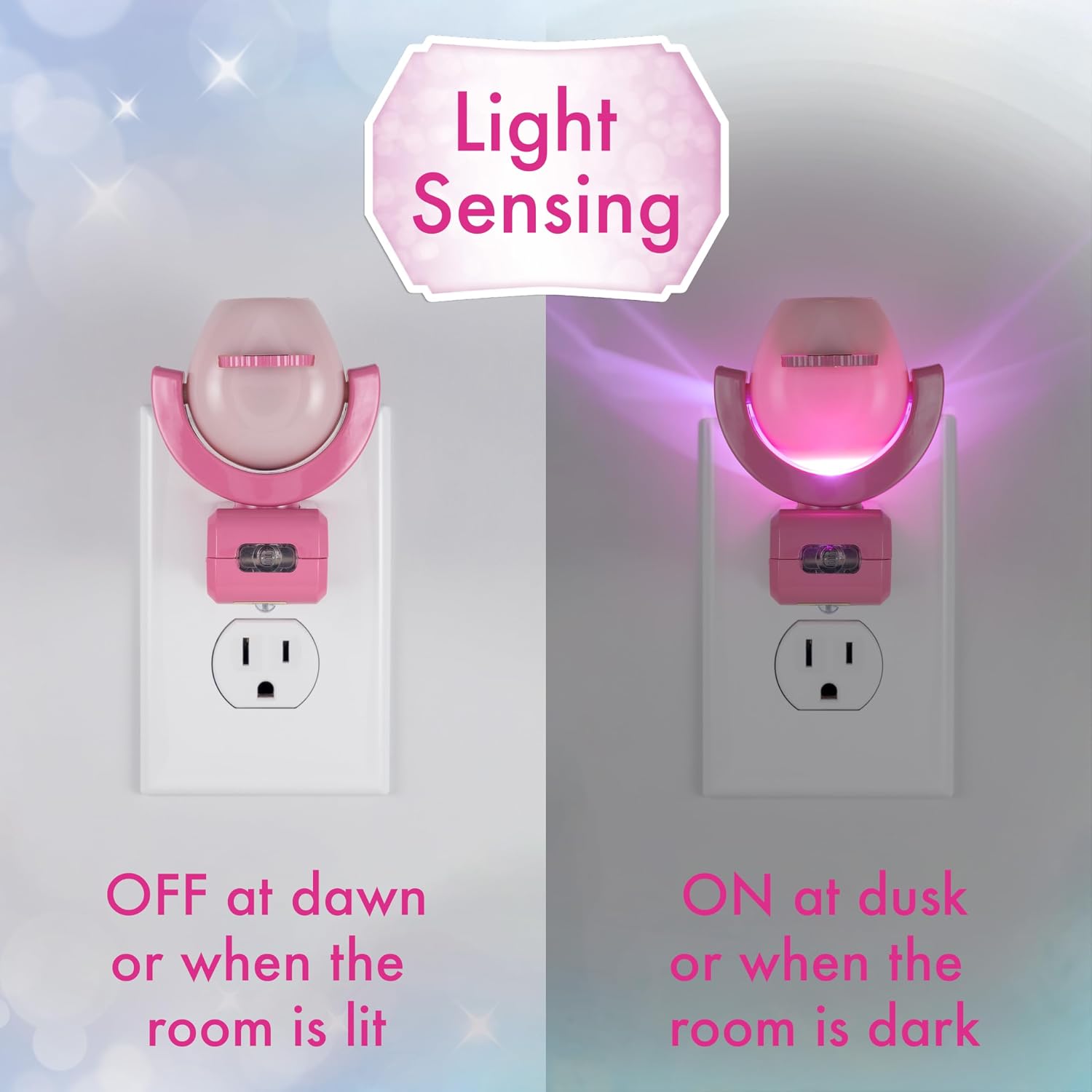 Projectables Disney Princess Night Light with Dusk to Dawn Sensor