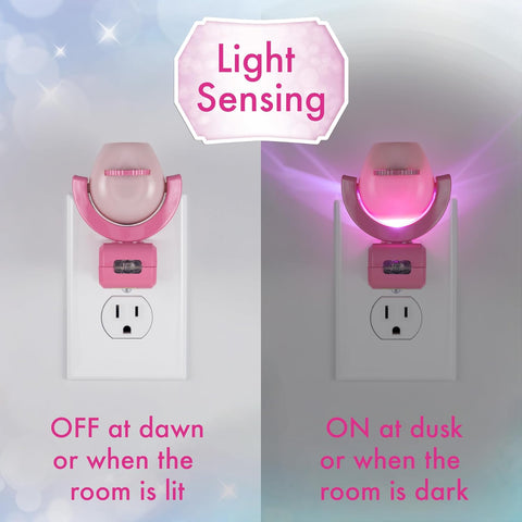 Projectables Disney Princess Night Light with Dusk to Dawn Sensor