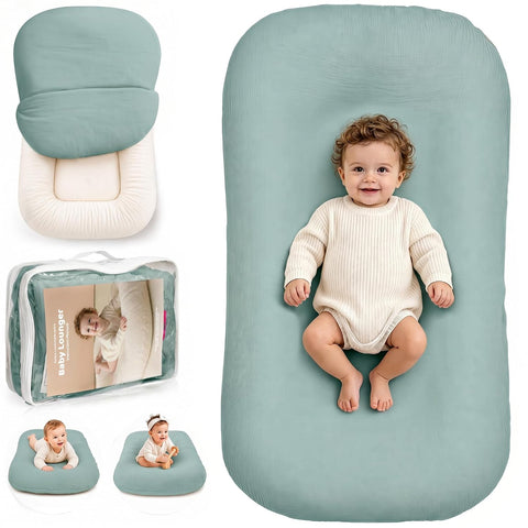 Baby Lounger, Infant Support Cushion for Newborn 0-24 Months