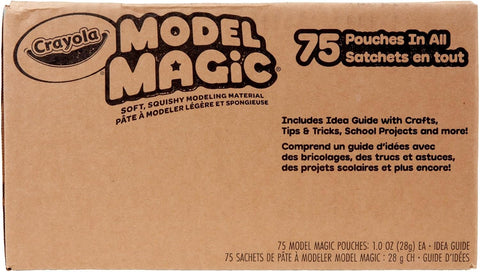 Crayola Model Magic White 75ct, 1oz Modeling Air Dry Clay Alternative