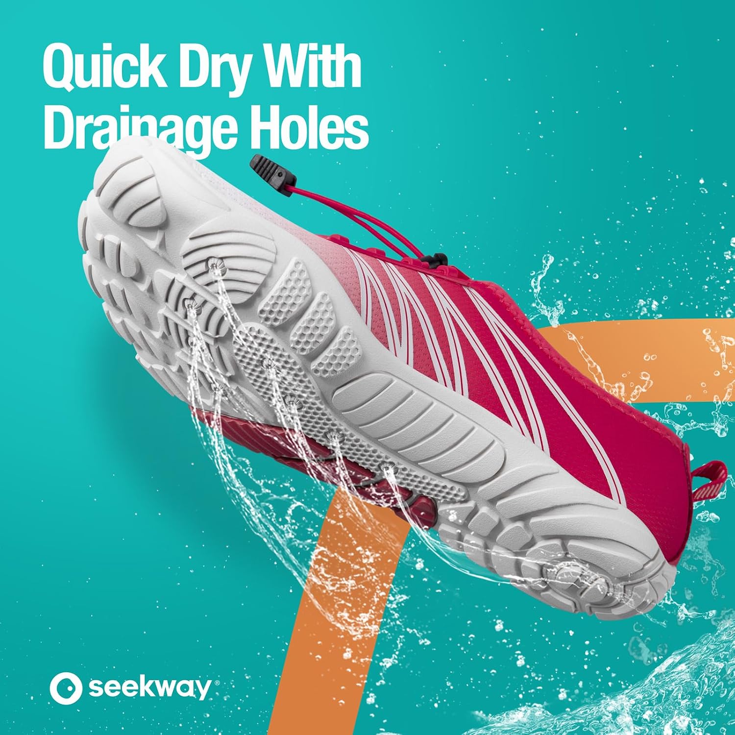 SEEKWAY Water Shoes Men Women Adult Quick-Dry Aqua Sock Barefoot for Beach Swim River Pool Lake Hiking Kayaking Surfing
