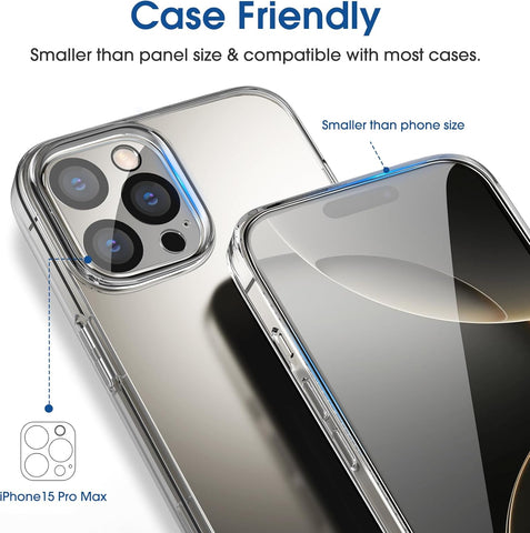 amFilm OneTouch for iPhone 16 Pro Screen Protector 6.3'' Tempered Glass