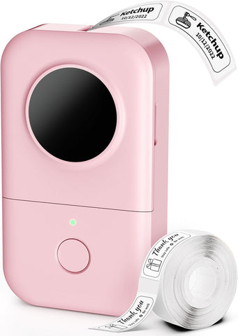 Phomemo Label Maker, Bluetooth Mini Portable Label Printer for Home School