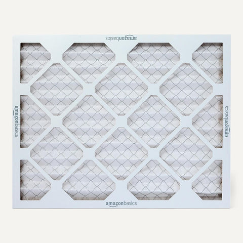 Amazon Basics MERV 5 AC Furnace Air Filter, 16x20x1 inches, 6-Pack (Actual Size: 15.75" x 19.75" x 0.75")